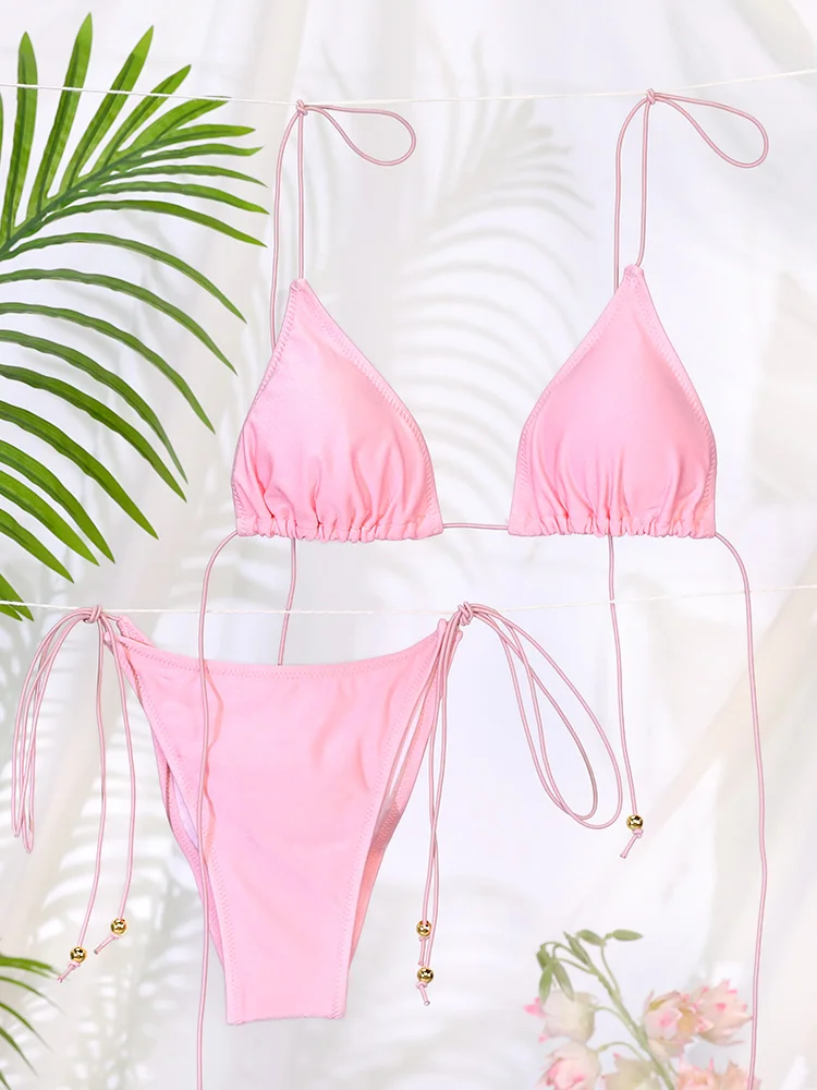 Leopard Triangle Bikini Set - Image 7