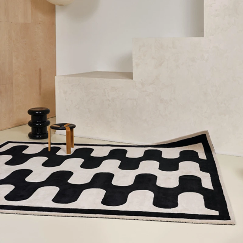 Modern Bedside Area Rug - Image 3