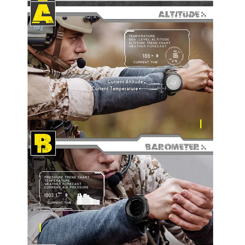 Men's Digital Watch – Nylon Strap Set - Image 4