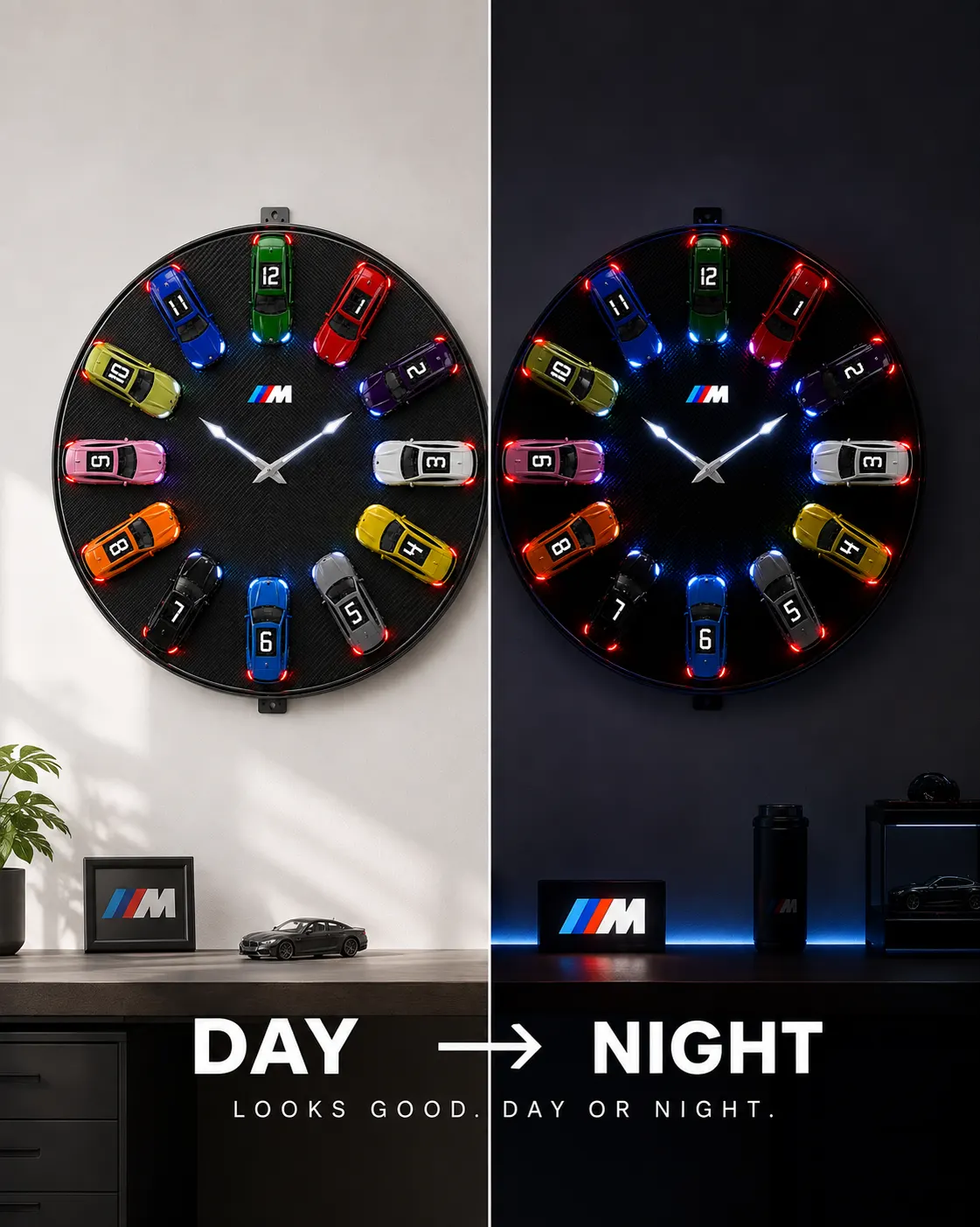 M Power 3D Car Wall Clock - Image 7