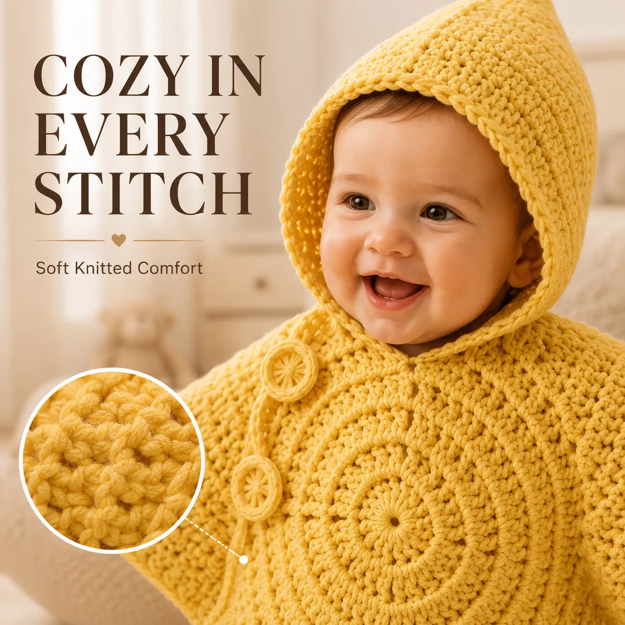 LittleStar – Cozy Knitted Baby Romper - Image 2