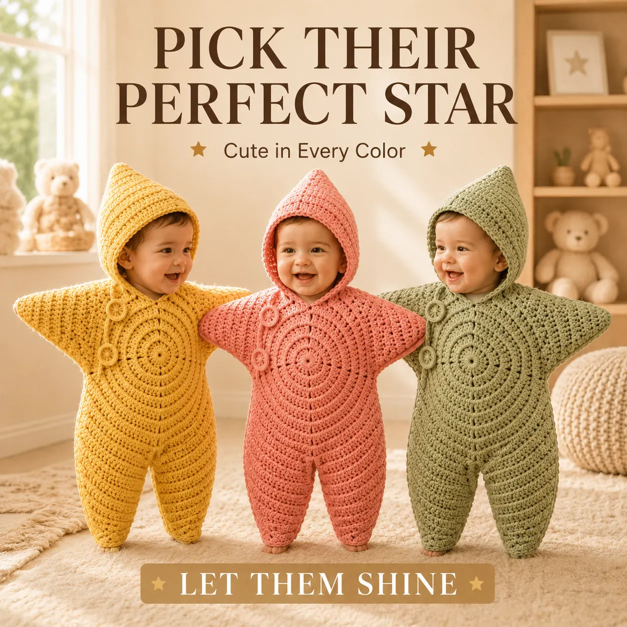 LittleStar – Cozy Knitted Baby Romper - Image 3
