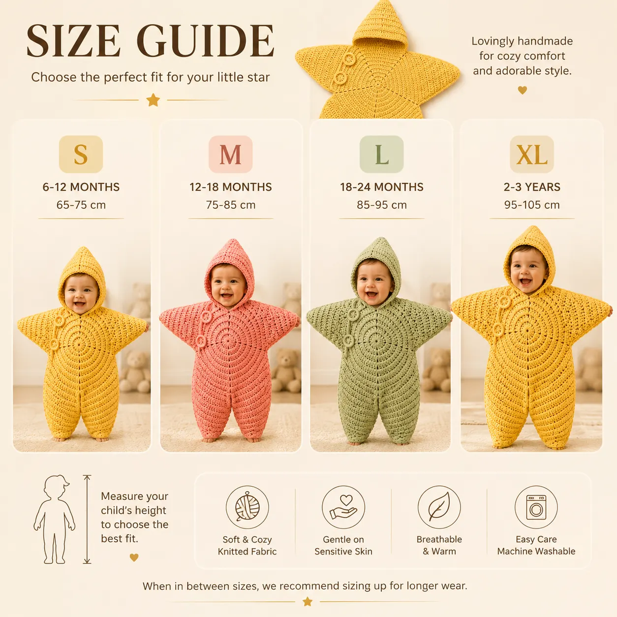 LittleStar – Cozy Knitted Baby Romper - Image 6