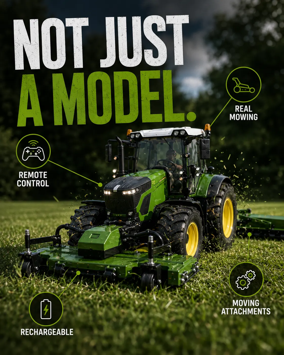 GrassWorks GX-64 FoldCut RC Mower - Image 6