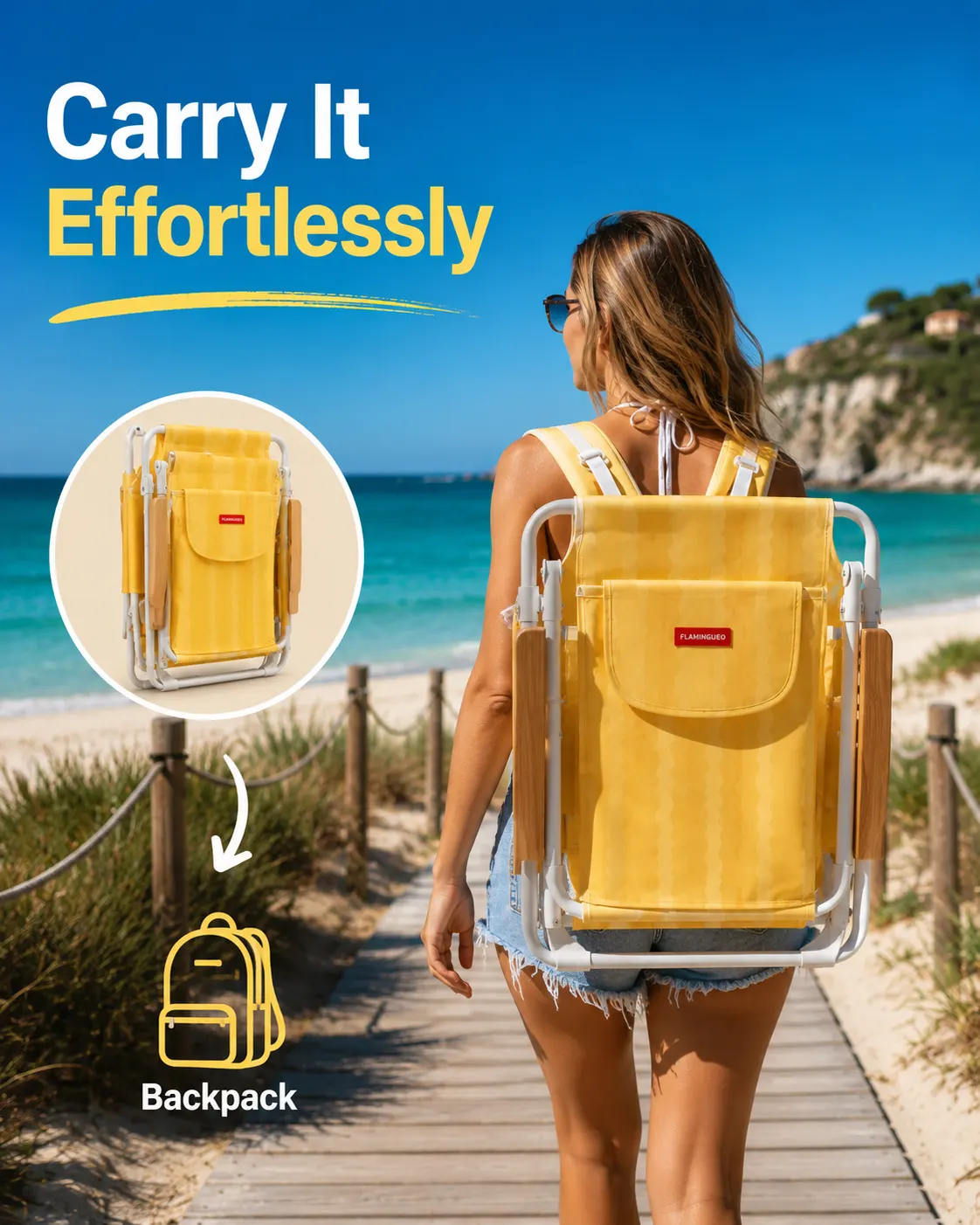 VALORA CoastLounge CoastLounge foldable beach lounger, outdoors