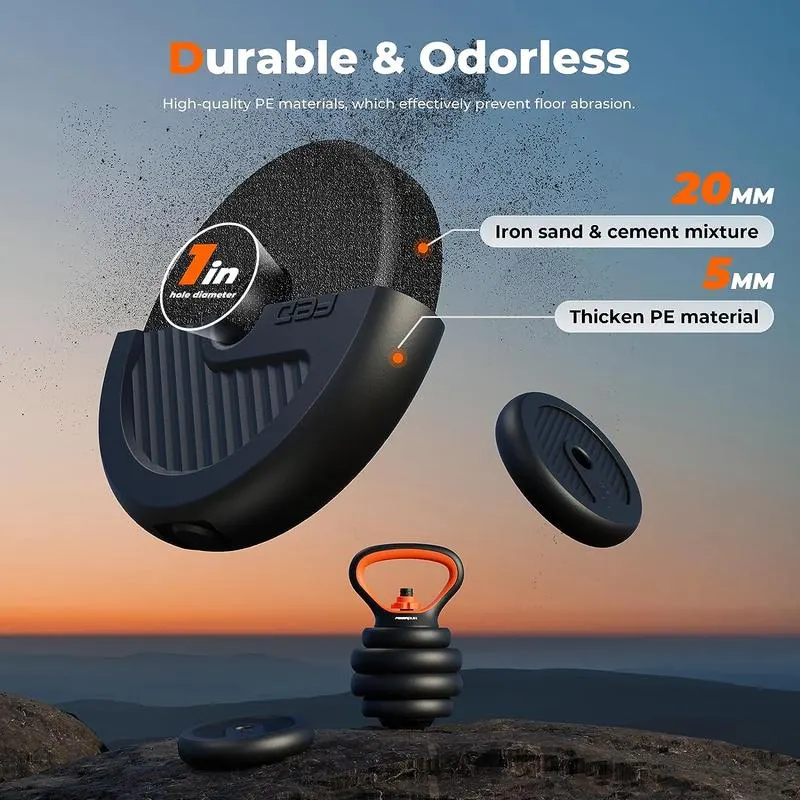 VALORA ForgeFit 4-in-1 ForgeFit 4-in-1 smart adjustable weight set, in use