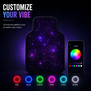 StarMat RGB Starlight Car Mat Universal Fit (2pcs)